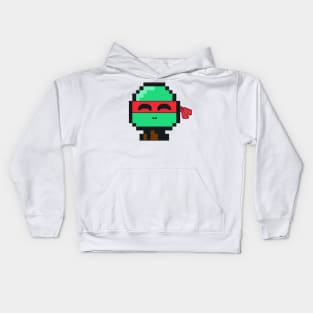 Red Ninja Turtle Squish bud Kids Hoodie